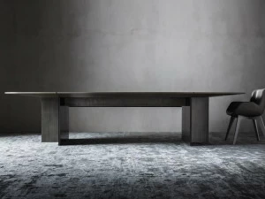 OAK Овальный деревянный стол Metronome