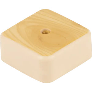 Распределительная коробка открытая IEK 50x50x20 мм 2 ввода IP20 цвет сосна