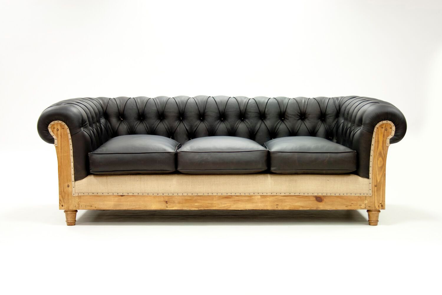 3-местный кожаный капитонный диван CREARTE COLLECTIONS Chesterfield Loor Essence ARCH-00061646 - Вид №9