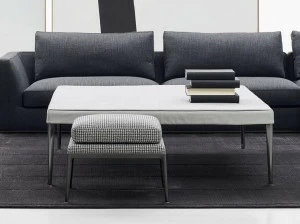 B&B Italia Квадратный тканевый журнальный столик Mirto indoor Imt135