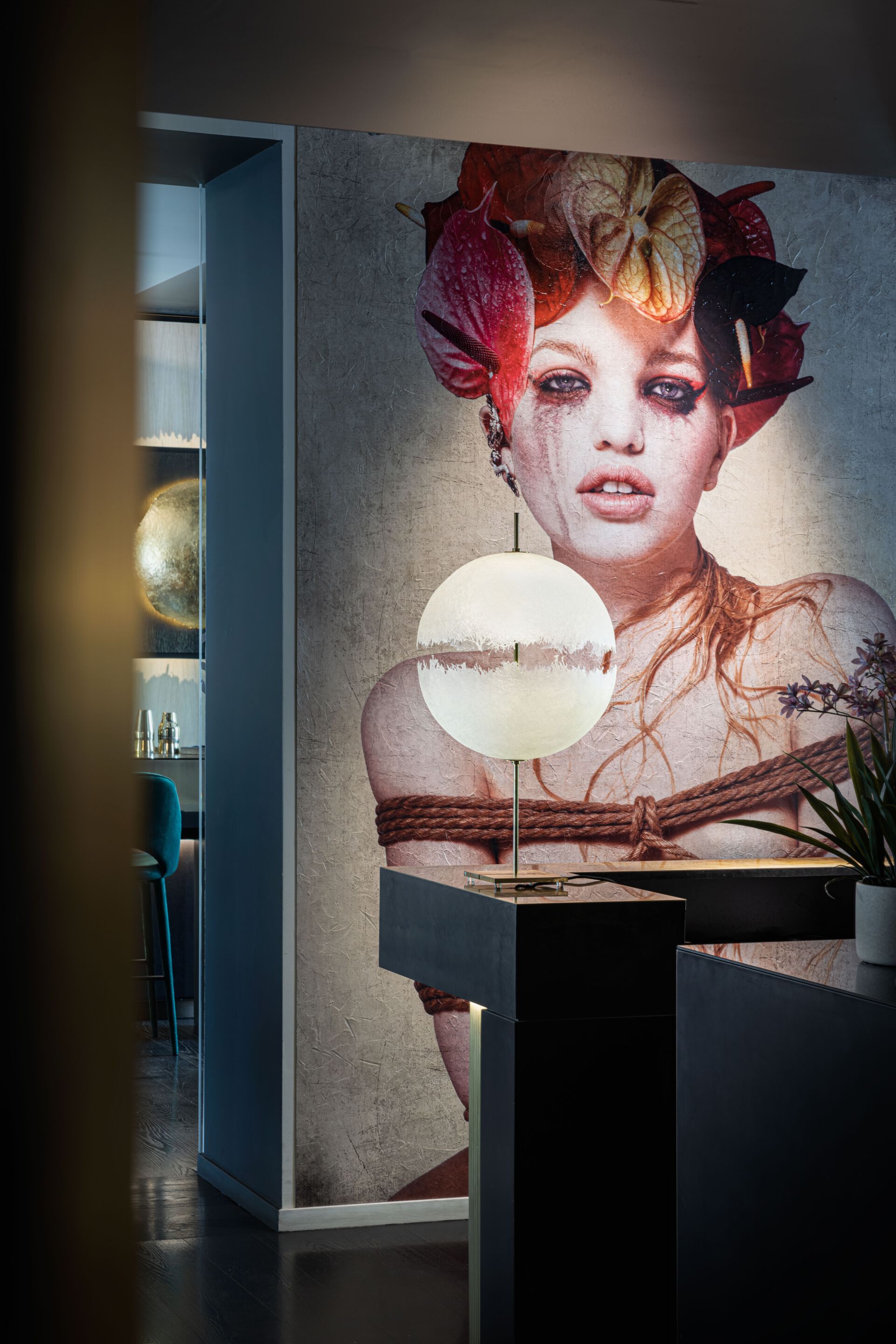 Светодиодная настольная лампа из стекловолокна Catellani & Smith PostKrisi ARCH-00114833 - Вид №5