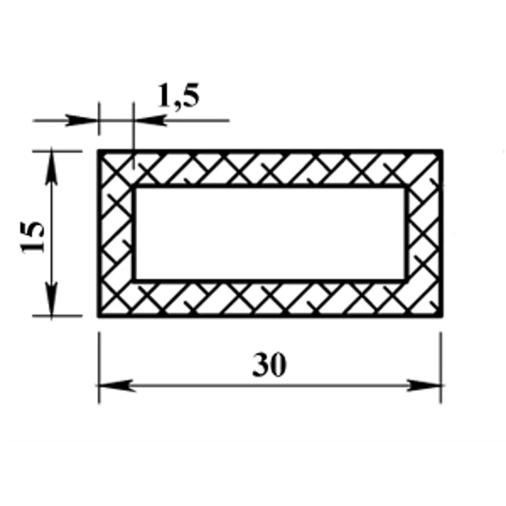 Алюминиевый профиль Santreyd 30×15 мм для строительства и дизайна 12361663 STLM-0002013 - Вид №3
