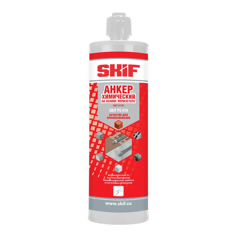 SKIF PE 410 - химический анкер для прочного крепления конструкций 89364449 STLM-1538523