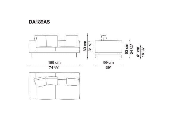 Кожаный диван B&B Italia док ARCH-00130675 - Вид №28