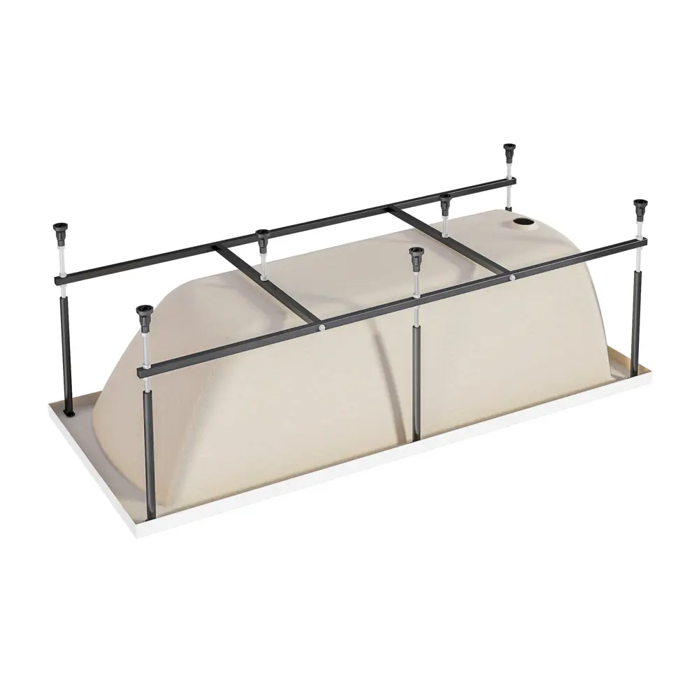 Ванна 100Acryl Ницца акриловая 155x70 см каркас в комплекте STLM-2166530 - Вид №4