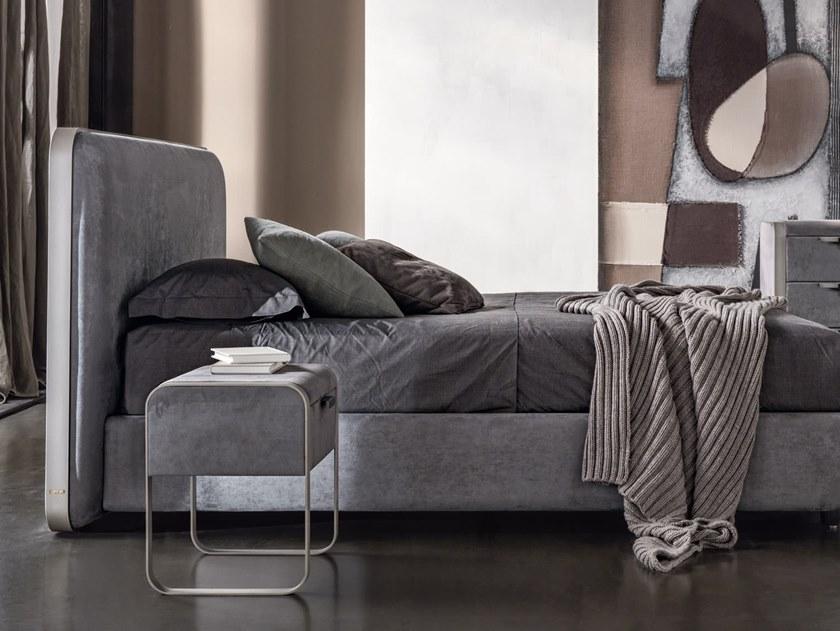 Cantori Прямоугольная прикроватная тумбочка из кожи с ящиками Elvis sun-id-1494171 - Вид №1