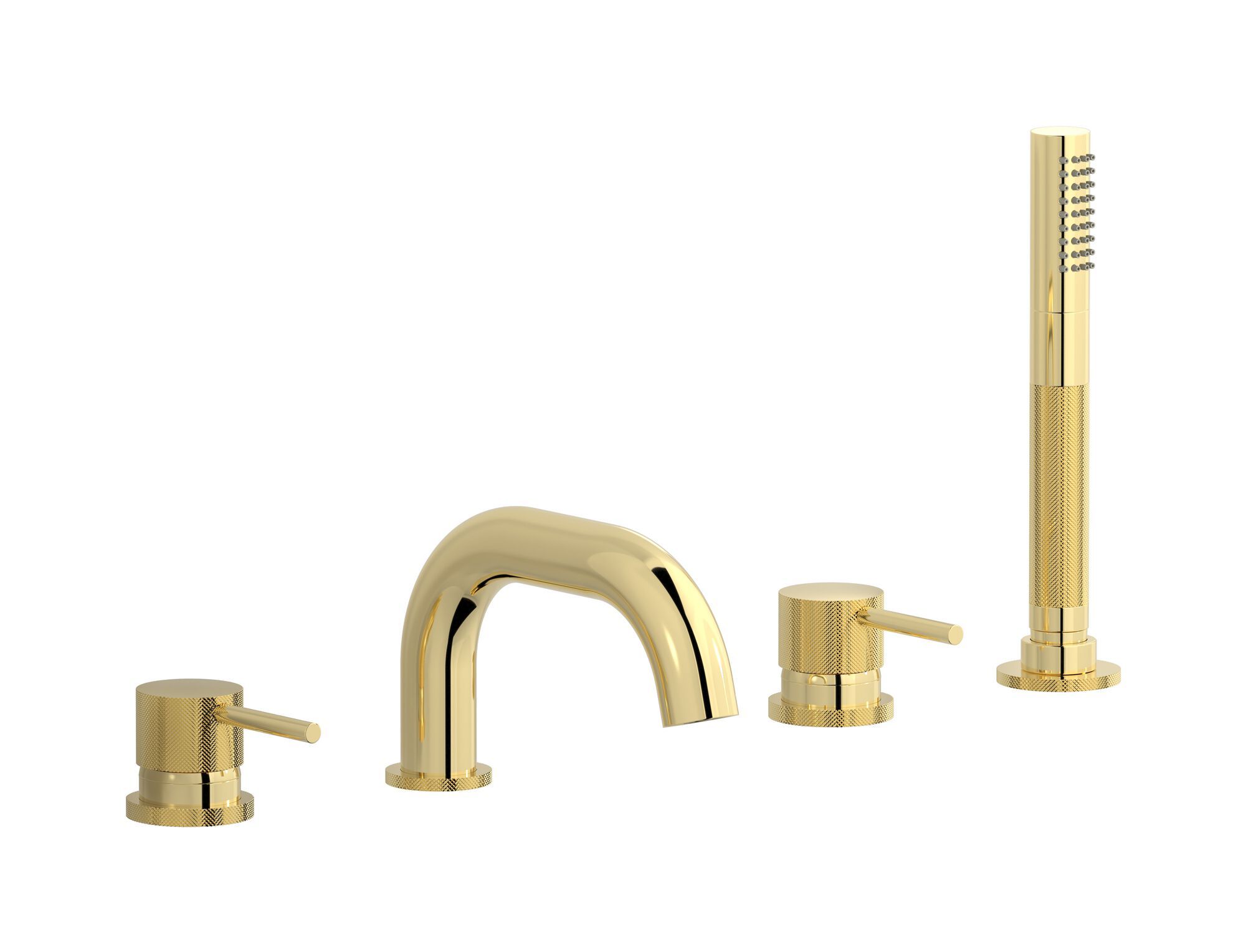 Однорычажный смеситель для ванны с ручным душем IB промышленность ARCH-00108090 - Вид №3