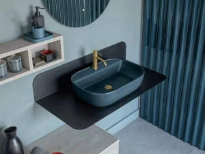 Scarabeo Ceramiche Столешница для умывальника из листового металла Plana