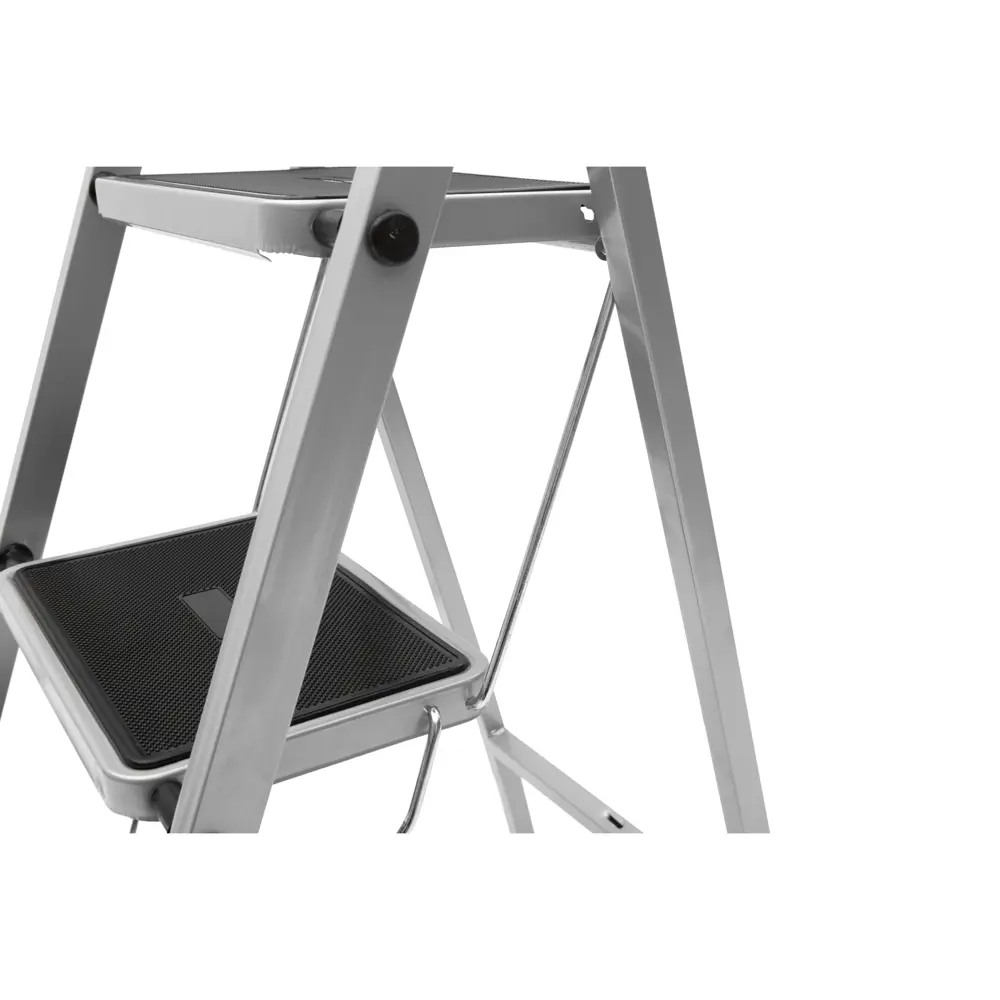 Стремянка стальная Zalger с резиновым ковриком 3 ступени STLM-2028200 - Вид №3