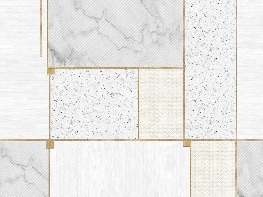 Wall&decò Обои для ванной под мрамор Wet system 17 sun-id-1458939 - Вид №2