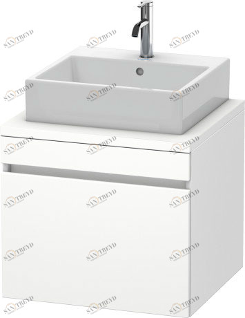 DS531001818 DuraStyle Тумбочка для консоли Белый матовый, декор Duravit