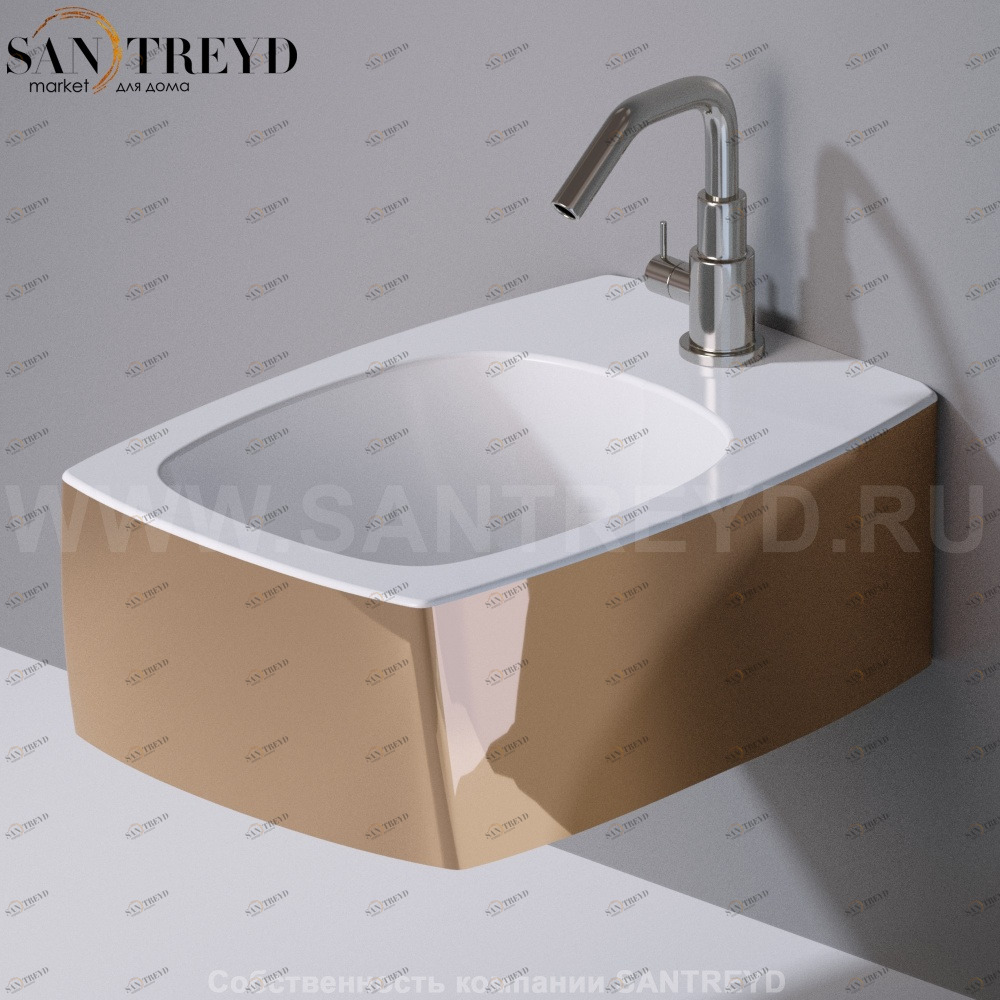 S572255 Биде подвесное SQUARE A. e T. Italia AeT ITALIA