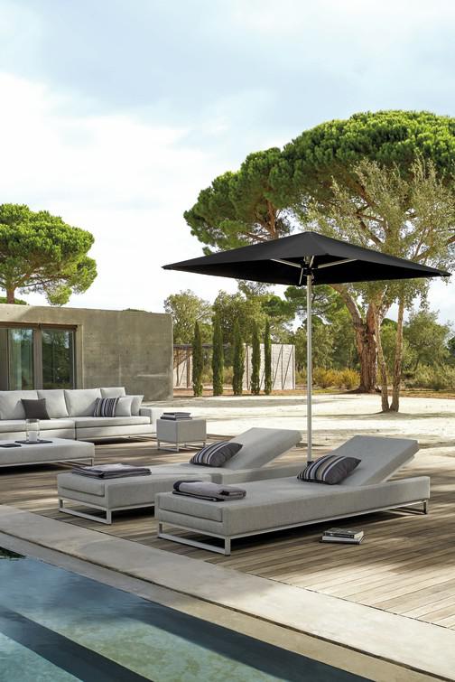 MNST608 Диван фиксированный lotus smokey 234 Manutti Zendo - Вид №8