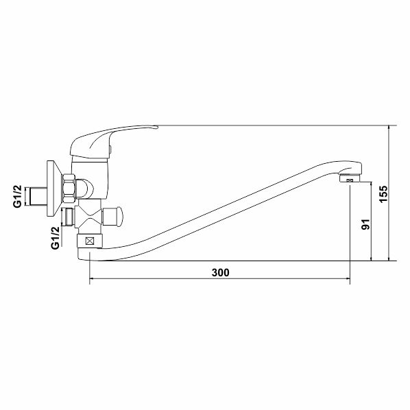 35-S35 STROY  Смеситель универсальный  ARGO kran 35s35stroy - Вид №1