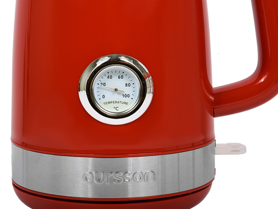 9081577 Электрочайник Oursson KE1716P/RD красный STDN-0041337 - Вид №3
