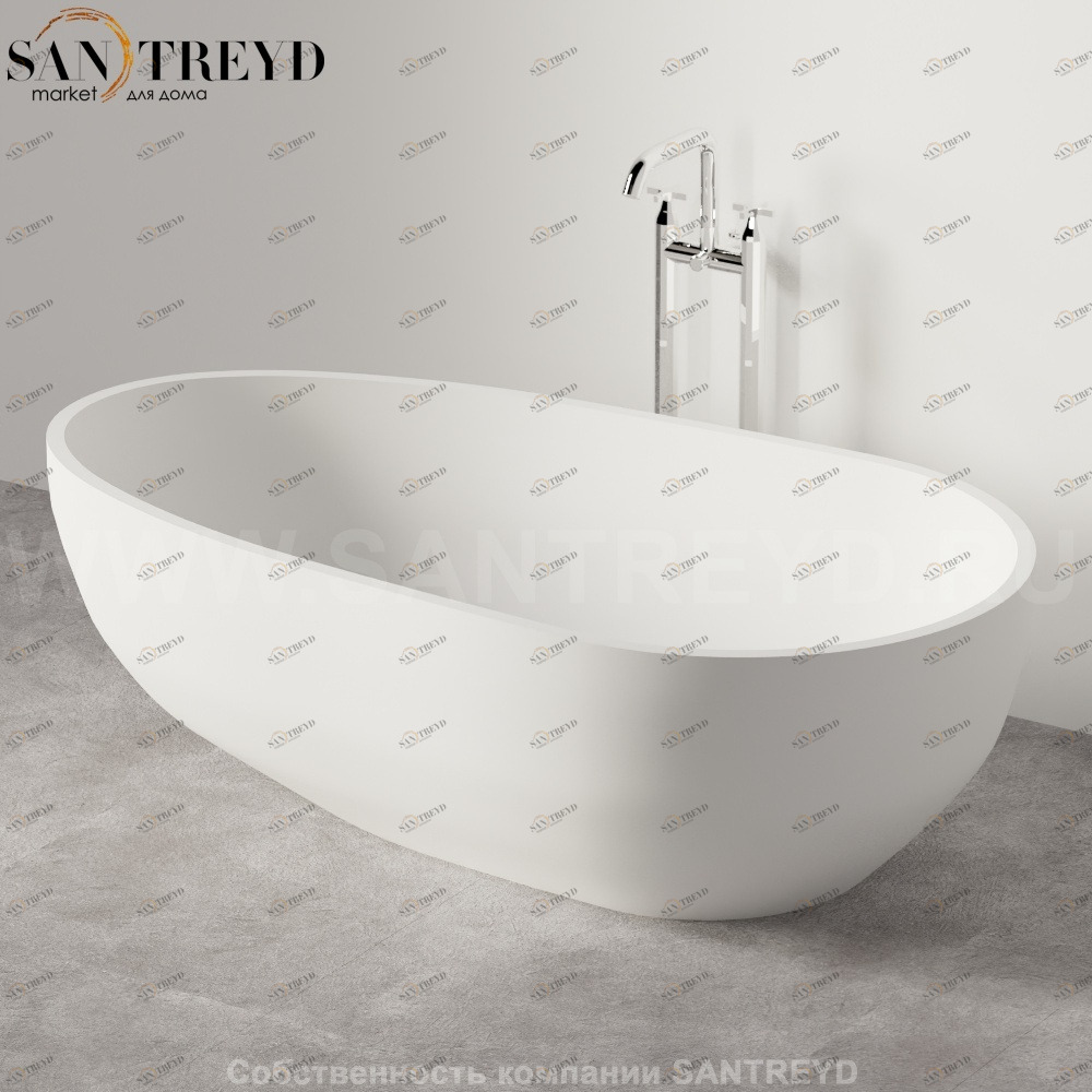 Ванна свободностоящая SPOON XL M белая Agape AVAS1093ZZ