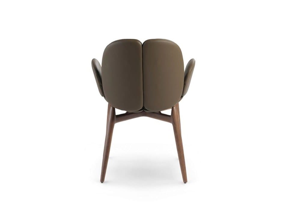 Кожаный мягкий стул с подлокотниками ROCHE BOBOIS Pulp ARCH-00072906 - Вид №3