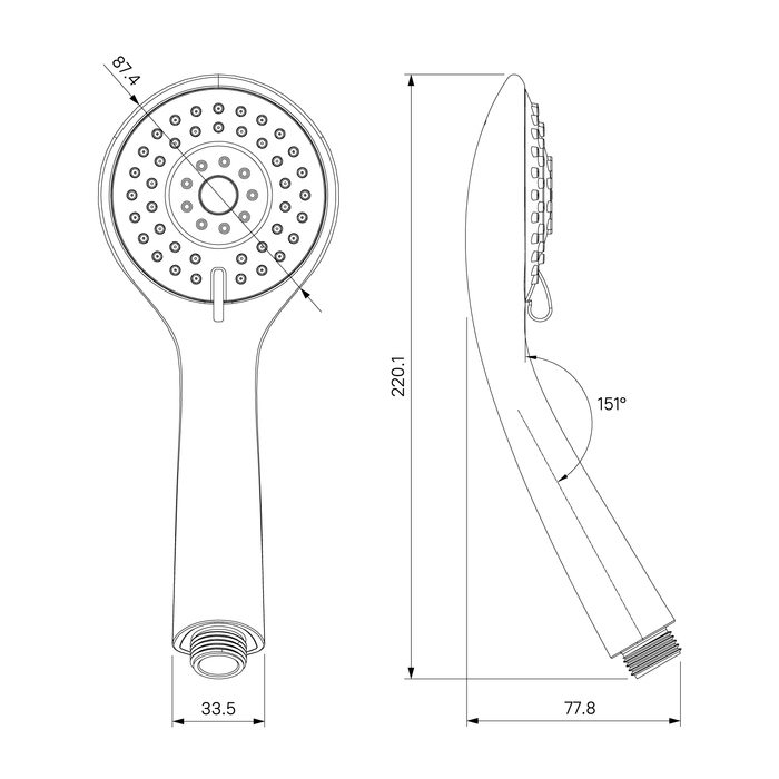 HELSB1FM06 Смеситель с вер*ним душем Milardo Helic  - Вид №5