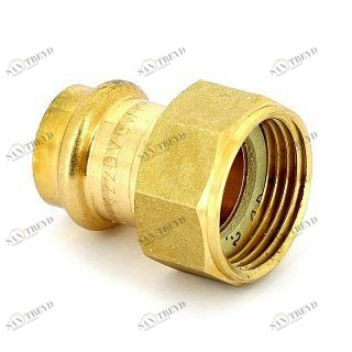 Муфта пресс с накидной гайкой 22х1' IBP P435502208000