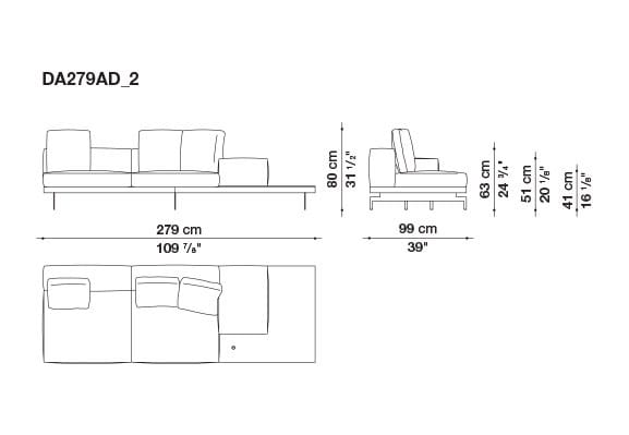 Кожаный диван B&B Italia док ARCH-00130675 - Вид №53