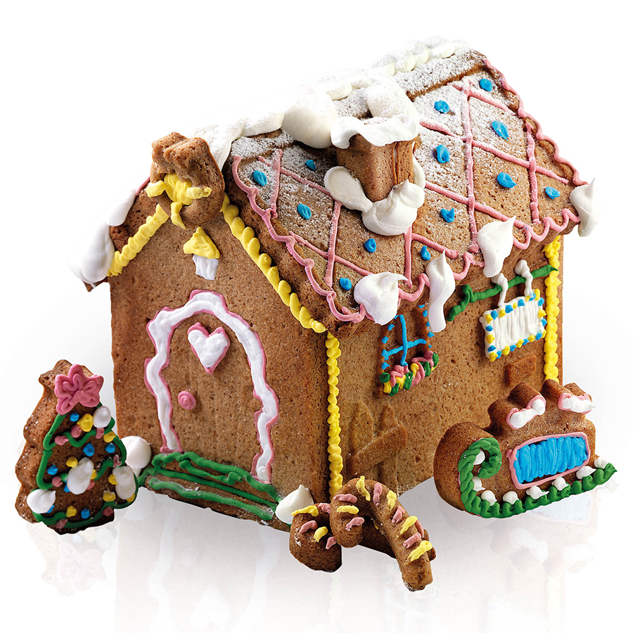 25.601.63.0068 Набор для приготовления пряничного домика home sweet home 31 х 31 см, силикон Silikomart 