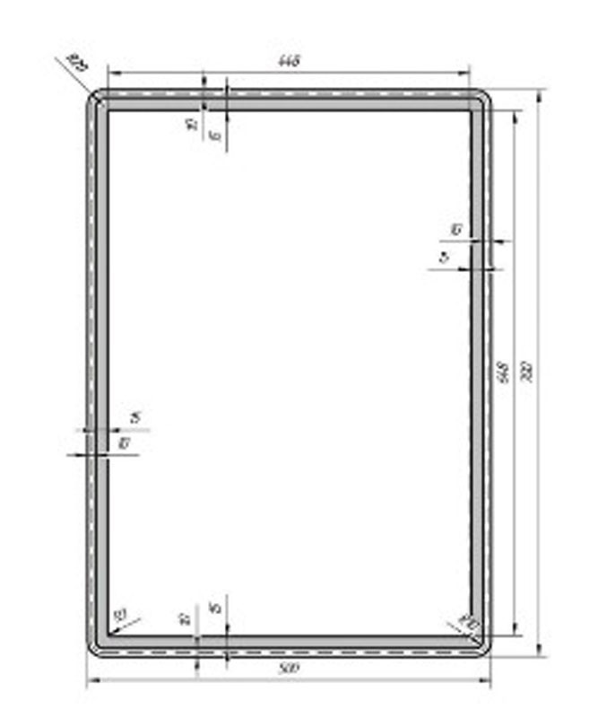99.9021 Зеркало Dreja Tiny - Вид №1