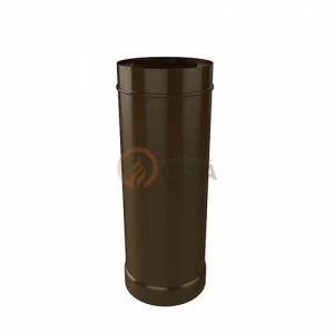 Труба-сэндвич LAVA 115/180 мм. 0,5 м. коричневый (8017)