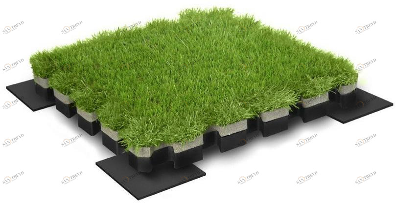 Roofingreen Модульное водосточное покрытие с покрытием из синтетической травы sun-id-1424699