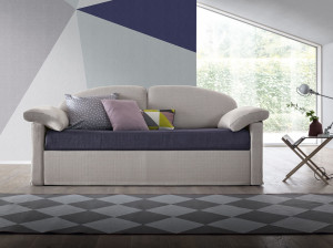 Раскладной диван-кровать из ткани