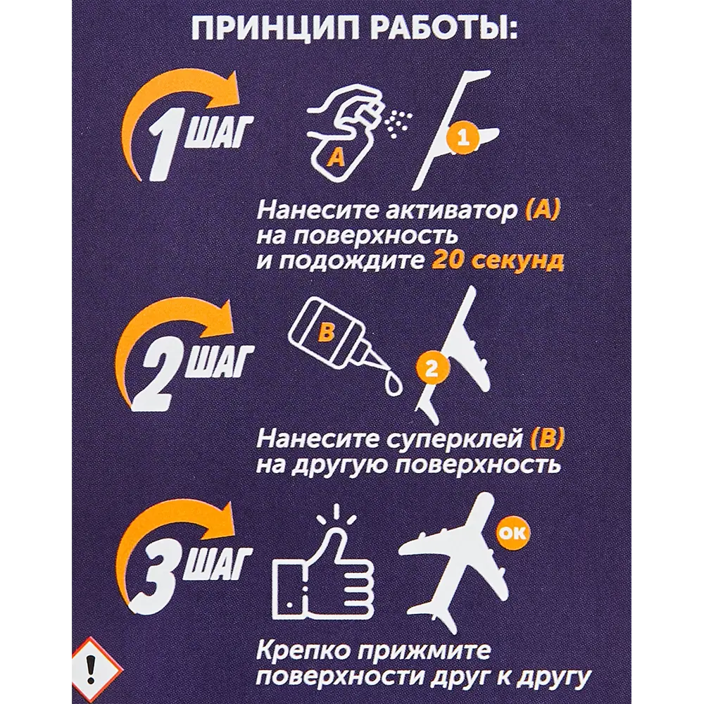 Суперклей - набор для экспресс склеивания Sormat MDF KIT 435 80 гр + 400 мл STLM-2079735 - Вид №1