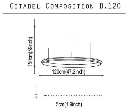 Quasar Металлический светодиодный подвесной светильник Citadel sun-id-1494930 - Вид №4