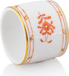 10628839 Herend Кольцо для салфетки 3,5см "Аппони" (оранжевый) Фарфор