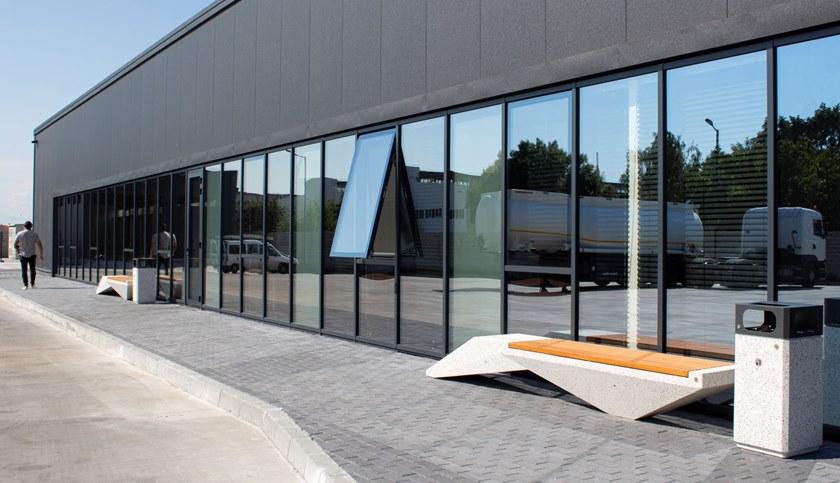 ENCHO ENCHEV - ETE Скамейка из бетона и бамбука без спинки  234  - Вид №7