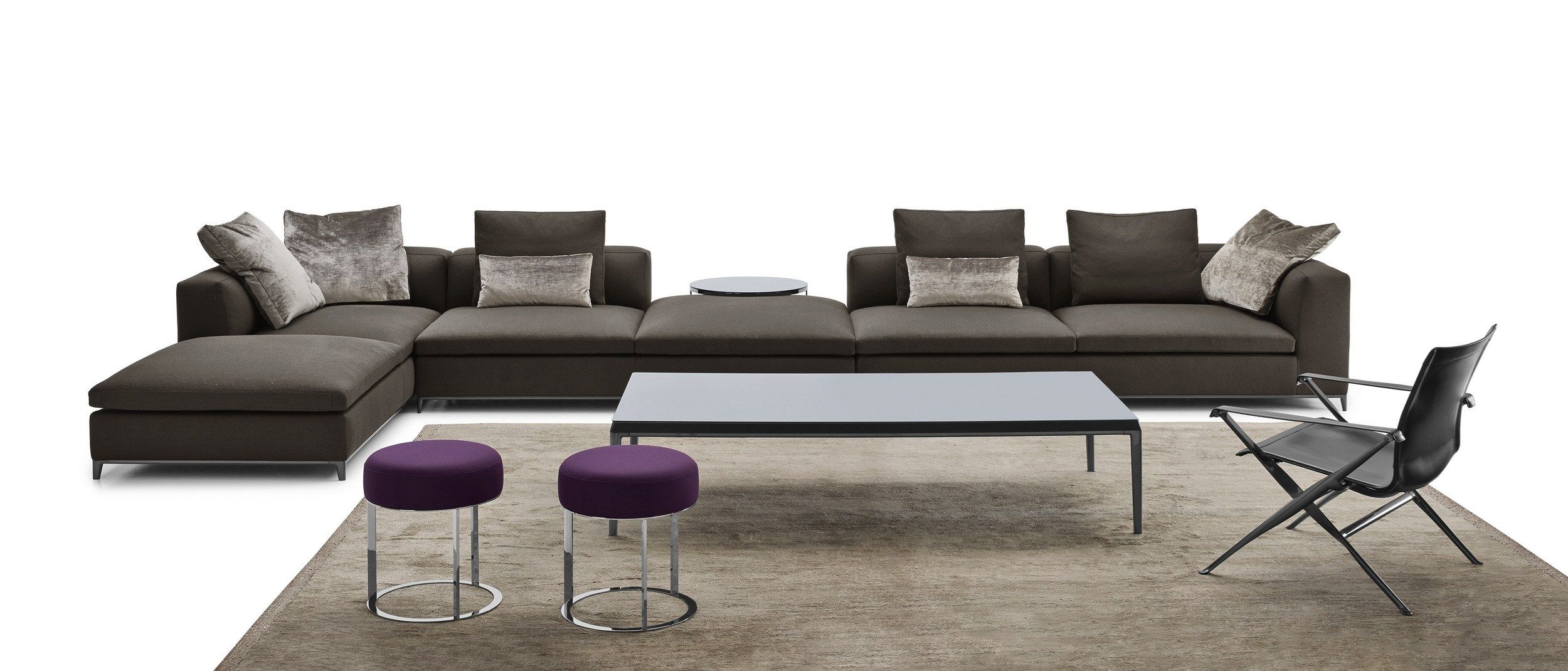 Угловой диван из ткани B&B Italia Michel ARCH-00092075 - Вид №4