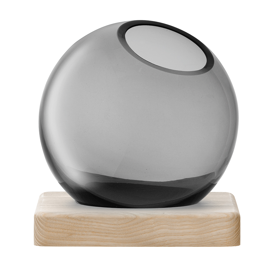 Трио ваз на подставке Axis 8 см серые LSA International G136503847 - Вид №3