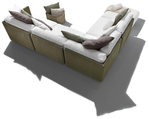 Flexform 4-х местный модульный диван из ткани Eddy sun-id-1476990 - Вид №2