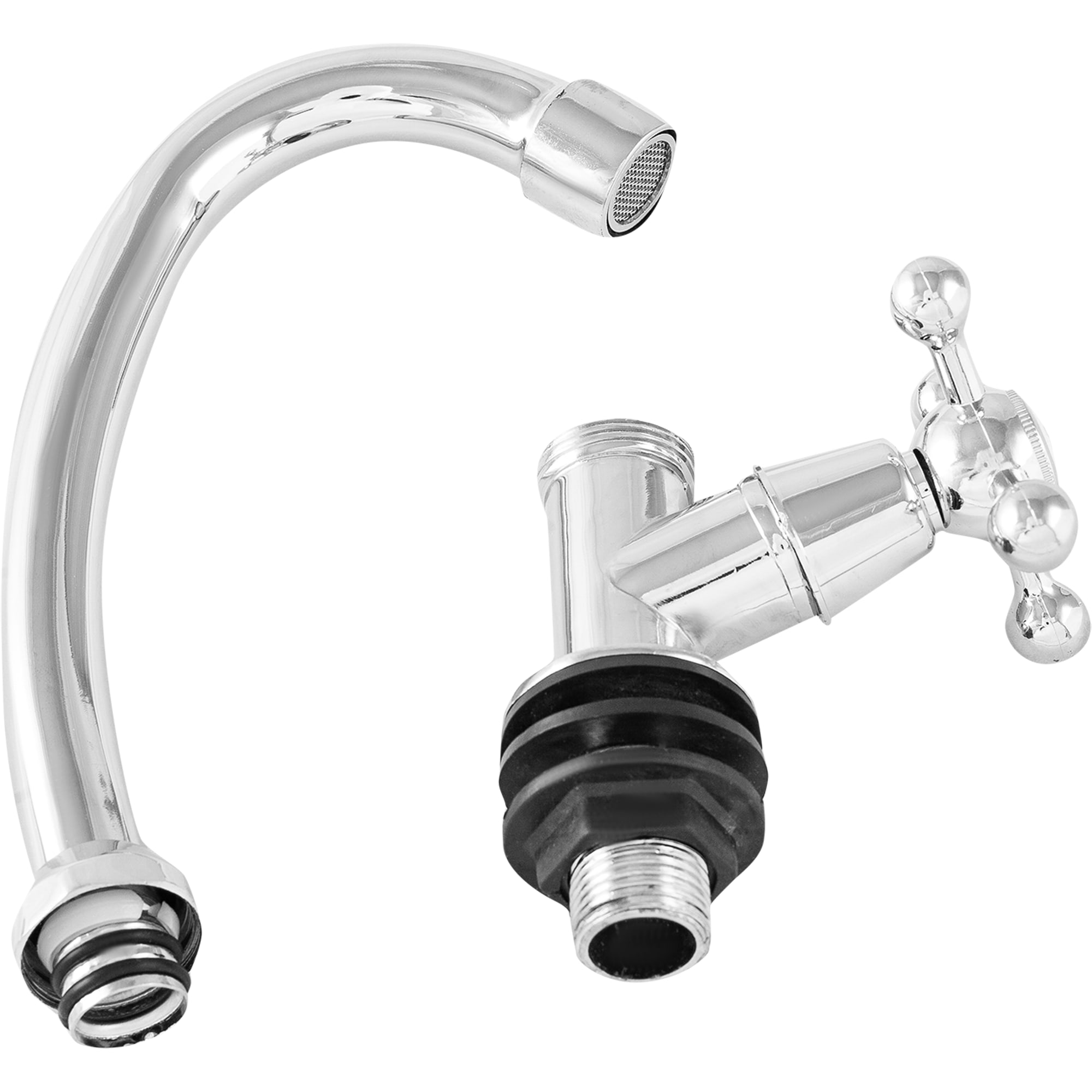 13443089 Кран для холодной воды одновентильный цвет хром РЕТРО Santreyd - Вид №1