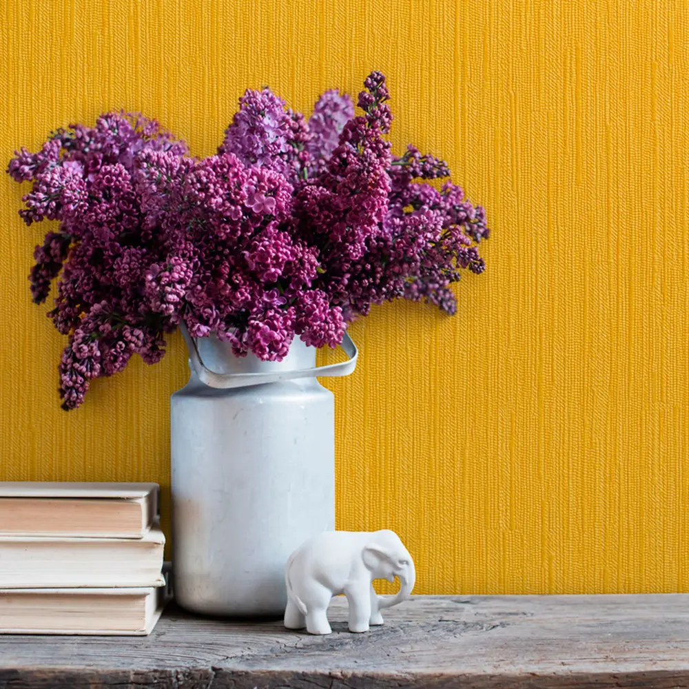 Обои виниловые Inspire Basic Rain жёлтые 0.53 м 6119-33 STLM-2055318 - Вид №2