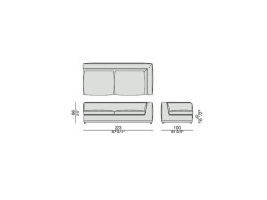 Угловой диван из ткани