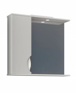 Зеркало Callao 800 new левый, со спотом800⨉150⨉700 мм белый