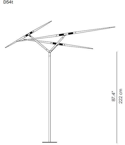 LUCEPLAN Светодиодный напольный светильник Javelot macro sun-id-1469361 - Вид №2