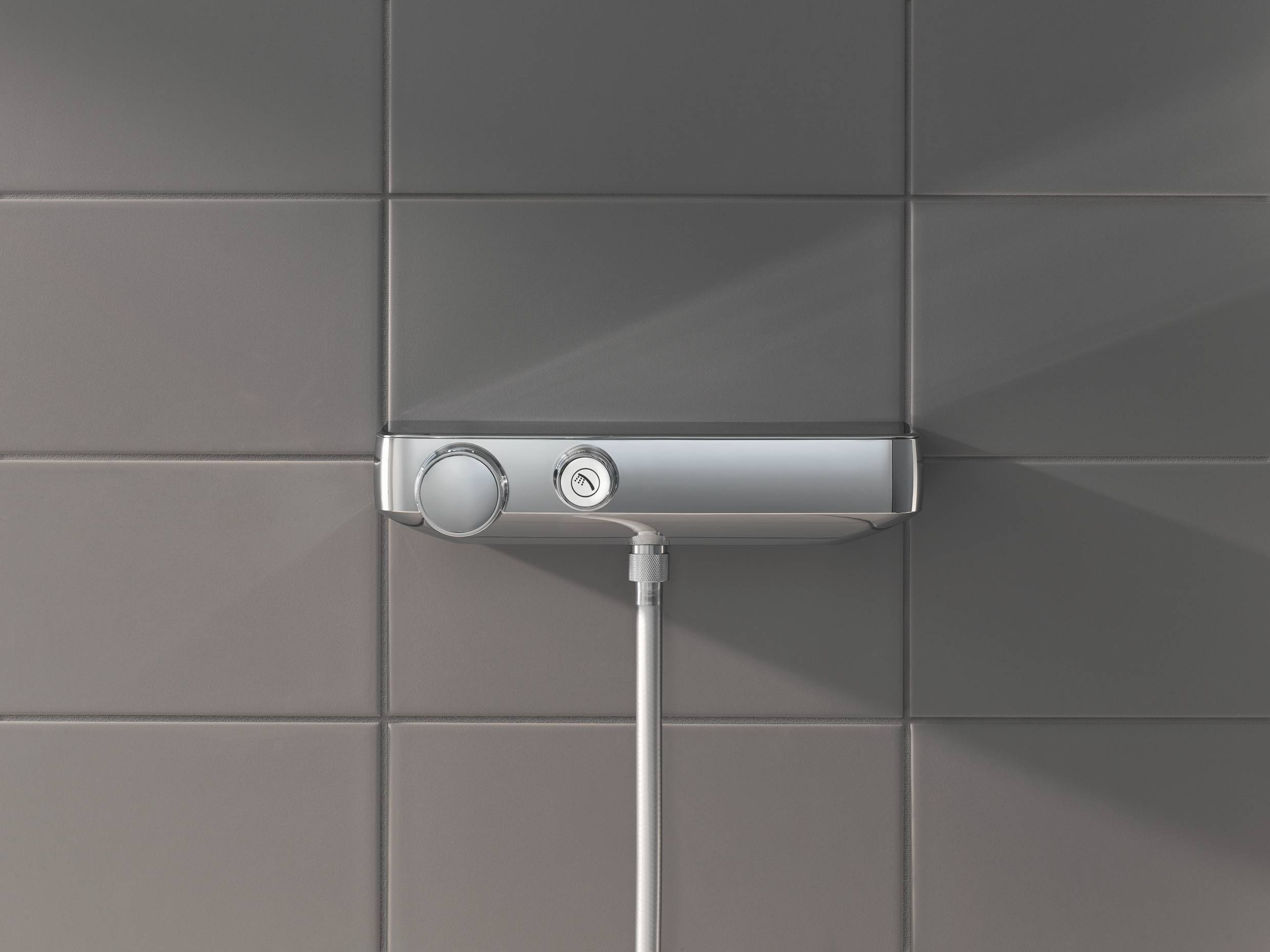 Термостатический смеситель для душа GROHE GRT SmartControl и душевой гарнитур Euphoria 110 Massage с душевой штангой 600 мм (34720000) - Вид №6