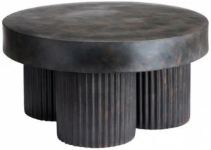 NORR11 Низкий круглый журнальный столик из фибробетона  1135_5970