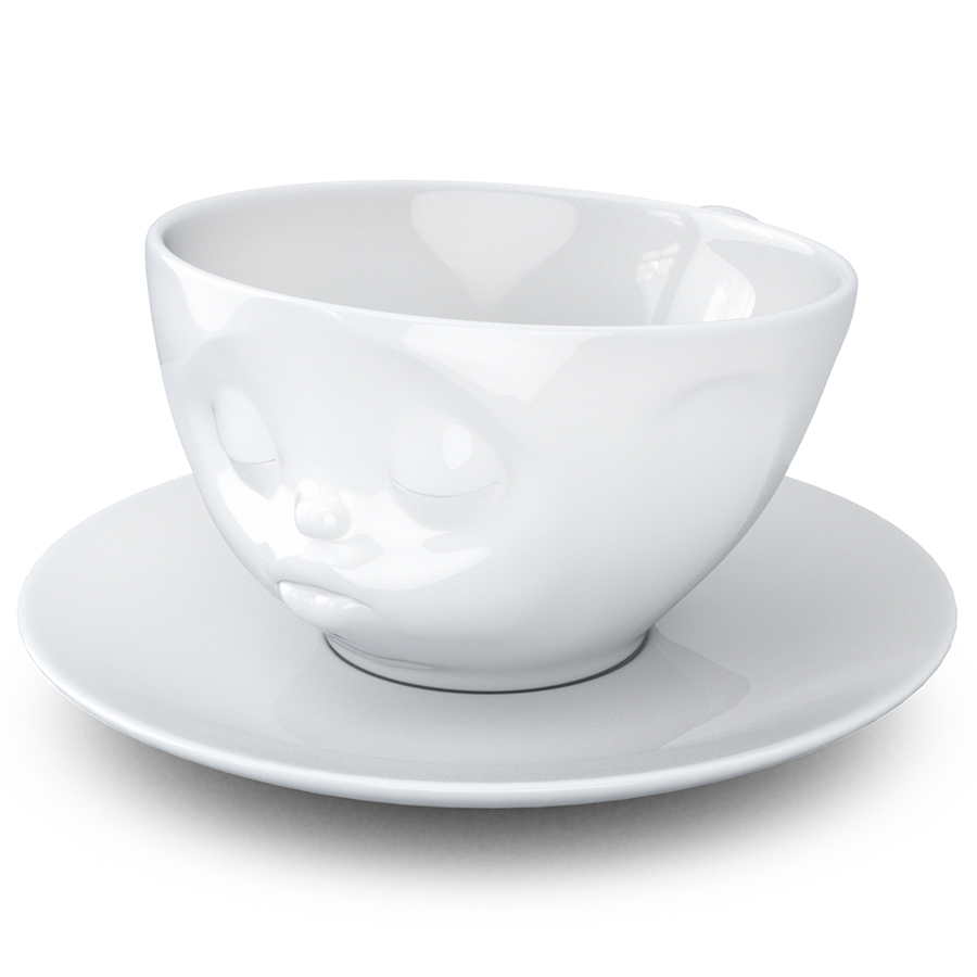T01.42.01 Чайная пара tassen kissing 200 мл белая Tassen by FIFTYEIGHT PRODUCTS  - Вид №9