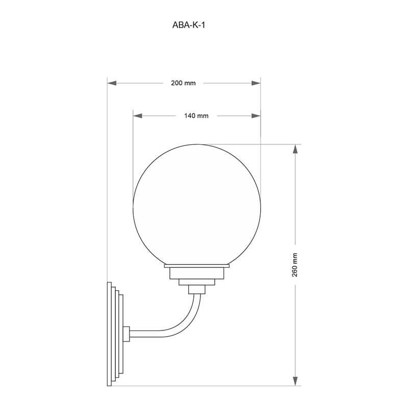 Бра настенное белое Kutek Mood Abano ABA-K-1(N) KUTEK ABANO 00-3888820 Белый  - Вид №2