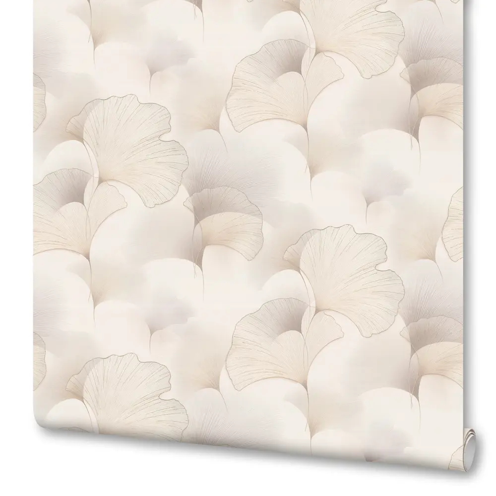 Обои флизелиновые Артекс Аллюр бежевые с цветочным узором 1.06 м 89440774 STLM-1580353