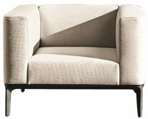 Sovet italia Кресло с обивкой из ткани с подлокотниками Slim