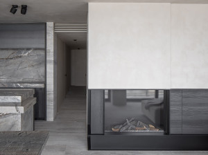 Газовый закрытый камин