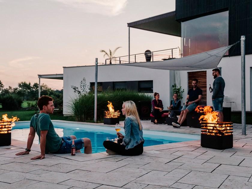 höfats Чаша для барбекю / огня из стали с порошковым покрытием Cube 020101 - Вид №4