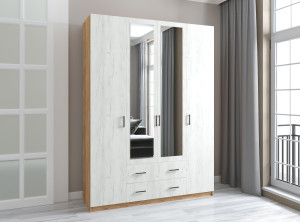 90584904 Шкаф 160x220x50 см ЛДСП цвет kraft STLM-0295511 СТЕНДМЕБЕЛЬ